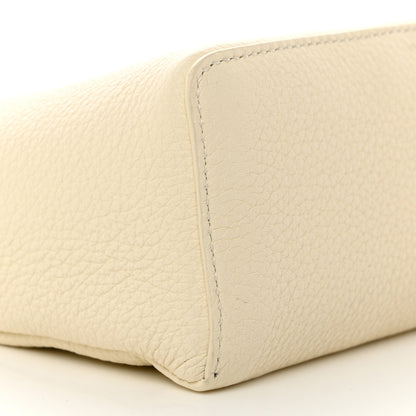 Loro Piana Grained Calfskin L19 Extra Pocket Pouch Whisper White 8 of 10