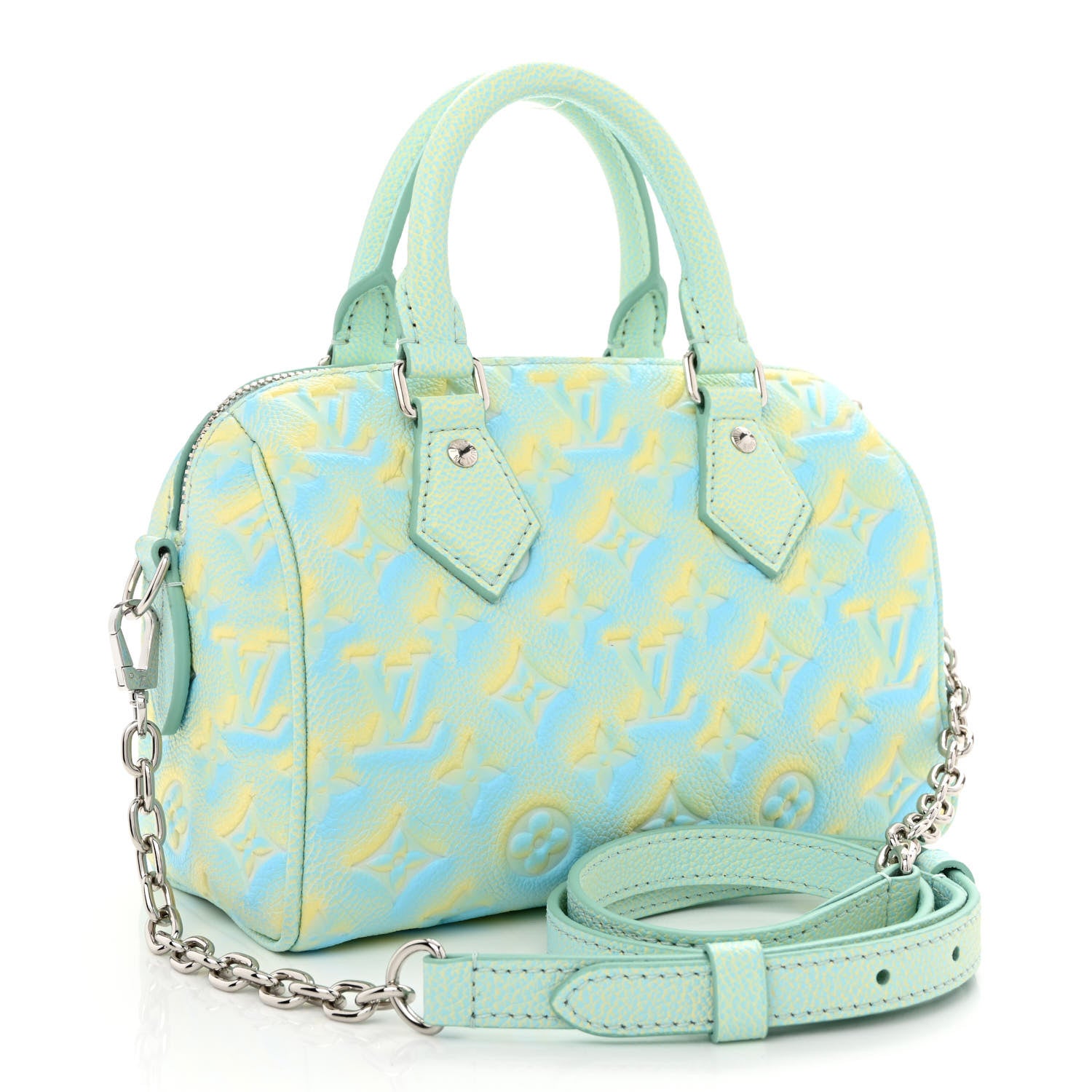 Louis Vuitton Empreinte Monogram Summer Stardust Speedy 20 Water Green 3 of 9