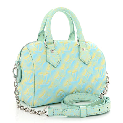 Louis Vuitton Empreinte Monogram Summer Stardust Speedy 20 Water Green 3 of 9