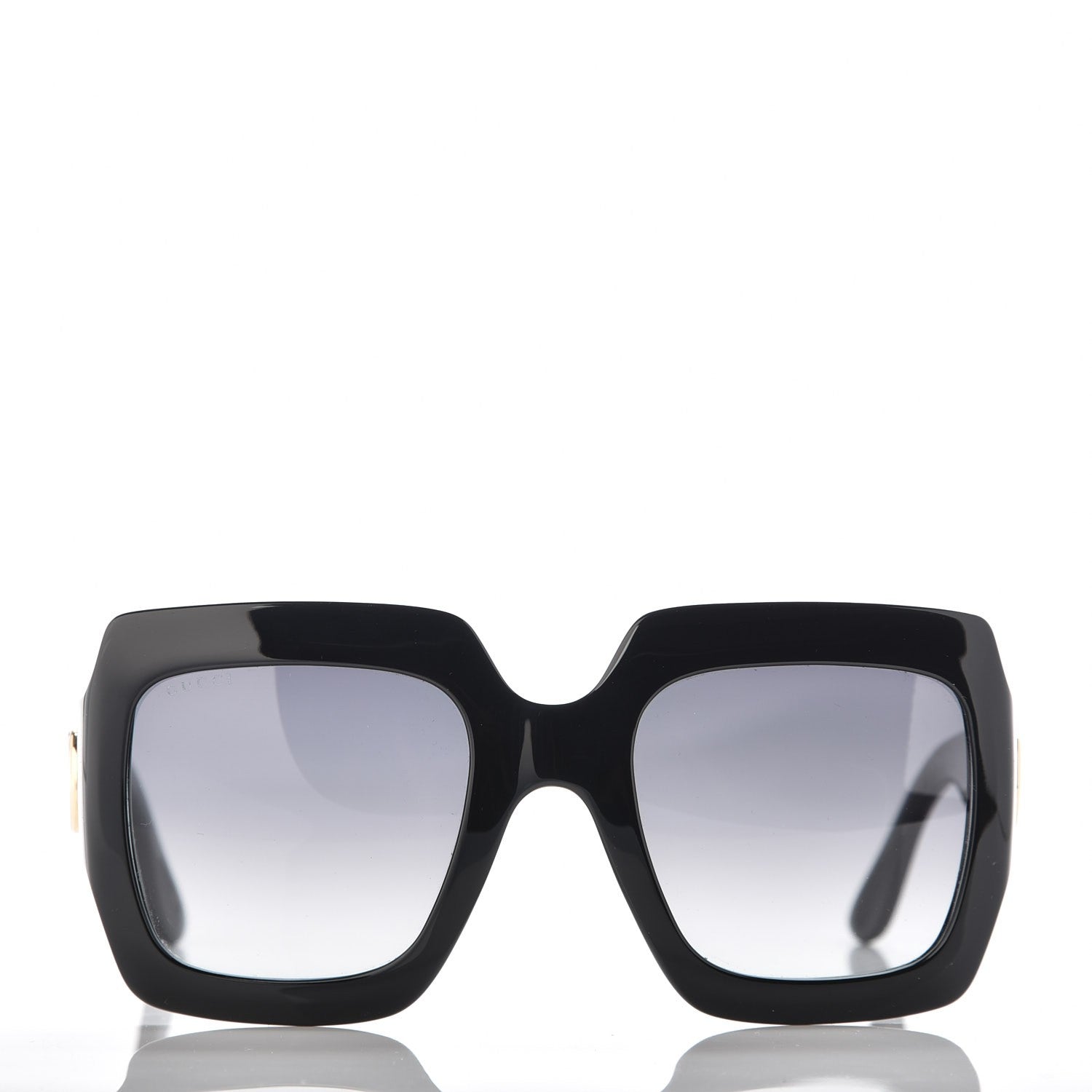 Gucci Acetate Square Frame Sunglasses GG0053S Black 2 of 9