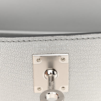 Hermes Metallic Chevre Chamkilight Mini Kelly Sellier 20 Argent 6 of 10