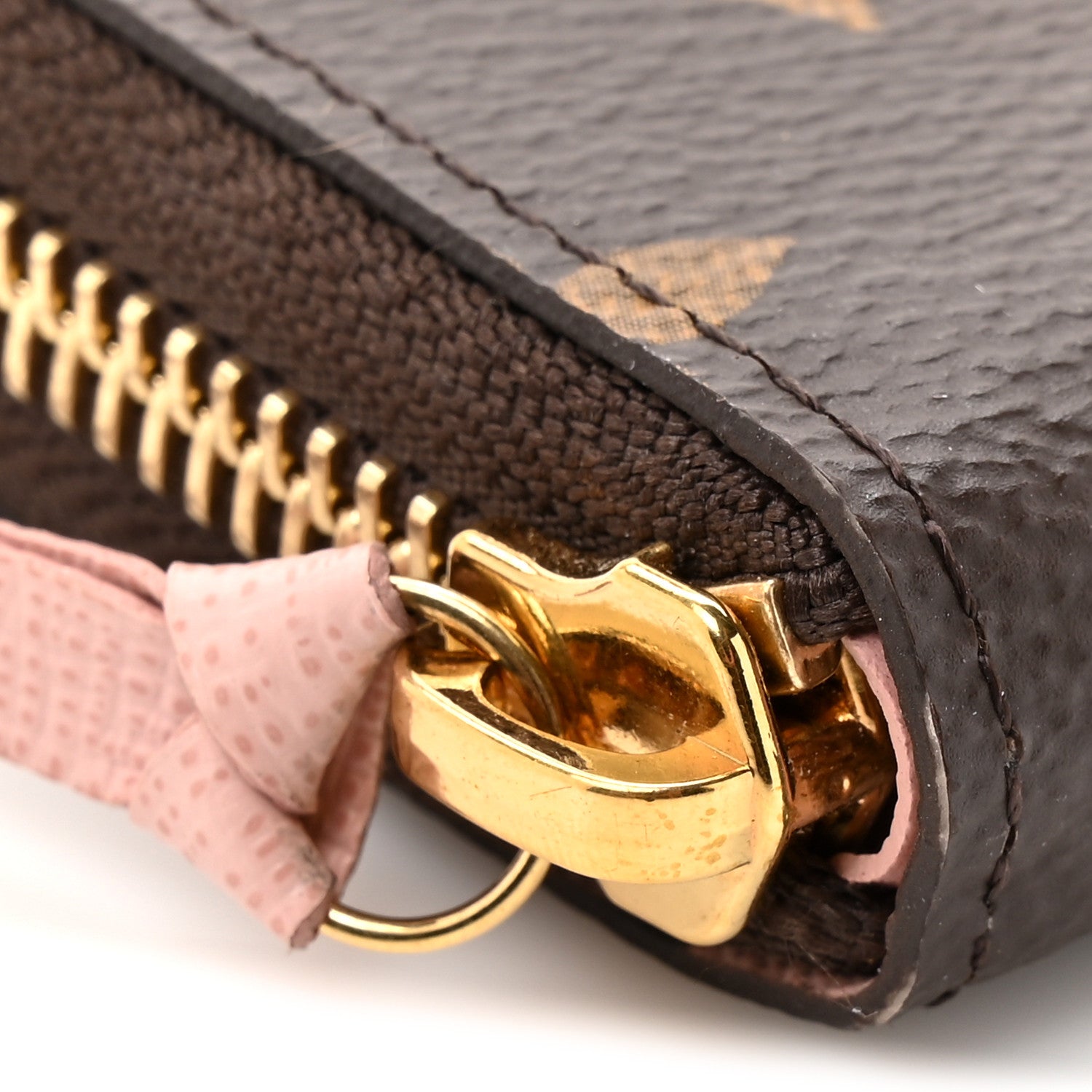 Louis Vuitton Monogram Clemence Wallet Rose Ballerine 7 of 10