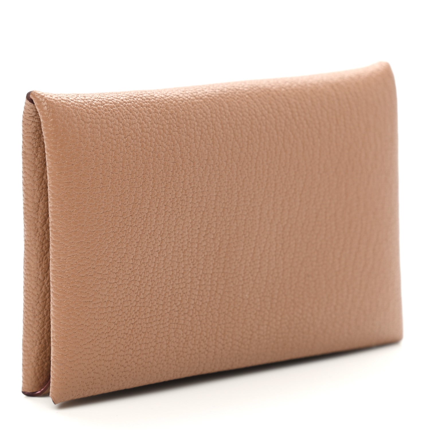 Hermes Chevre Mysore Verso Calvi Card Case Quebracho Mauve Sylvestre 3 of 8
