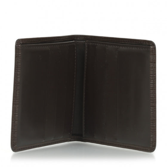 Louis Vuitton Epi Billfold Wallet 6 Credit Cards Slots Brown 5 of 10
