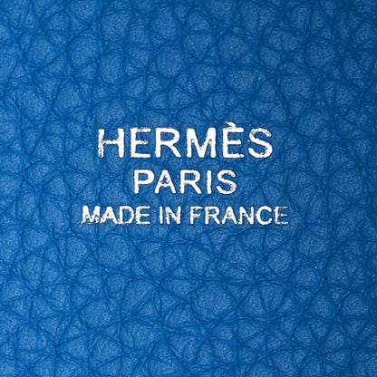 Hermes Taurillon Clemence Picotin Lock 18 PM Bleu Frida 6 of 16