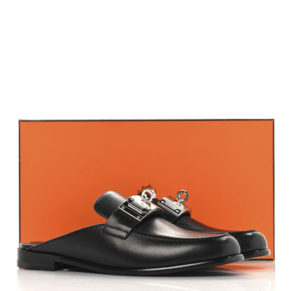 Hermes Calfskin Iota Mules 40 Black 11 of 11