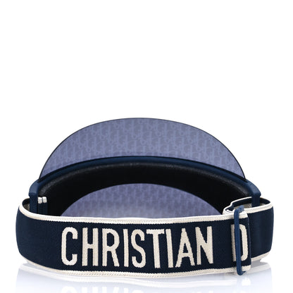Christian Dior Oblique DiorClub V1U Sun Visor Blue 6 of 9