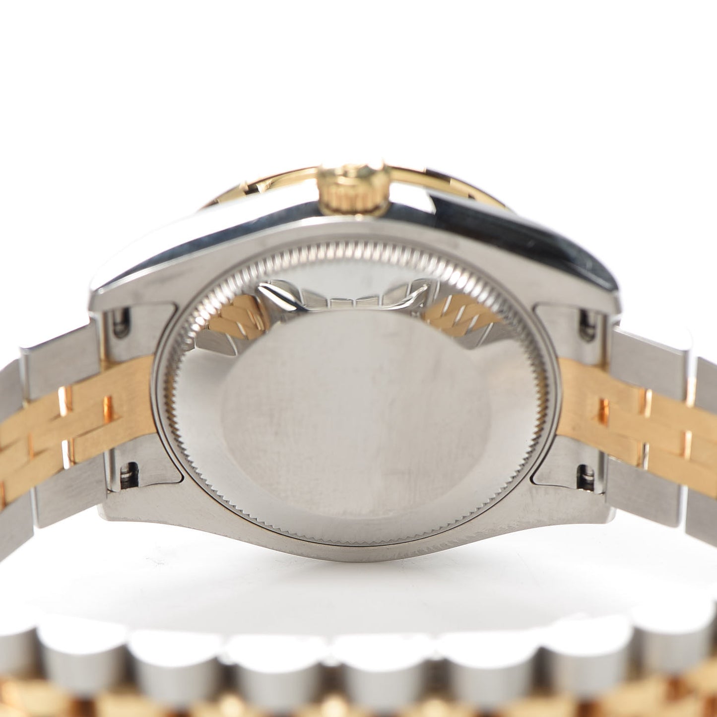 Stainless Steel 18K Yellow Gold Diamond 31mm Oyster Perpetual Datejust Watch Silver 178383