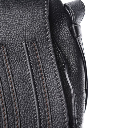 Chloe Calfskin Medium Marcie Round Crossbody Bag Black 11 of 11