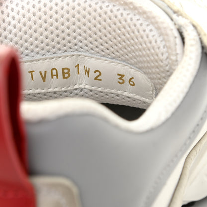 Valentino Garavani Calfskin Split Shegoes Sneakers 36.5 Ghiaccio White 7 of 14