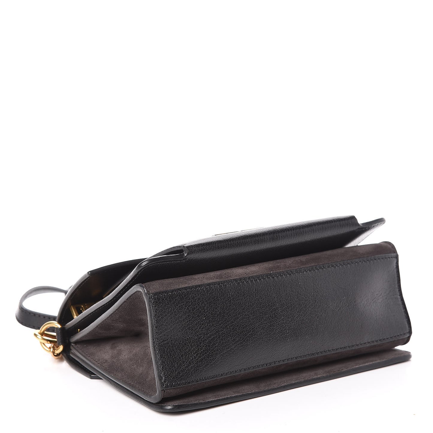 Goatskin Suede Small GV3 Shoulder Bag Black