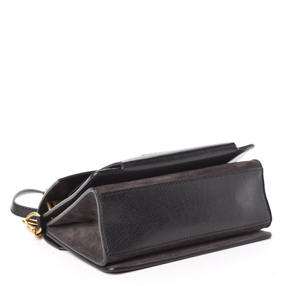 Givenchy Goatskin Suede Small GV3 Shoulder Bag Black 4 of 10
