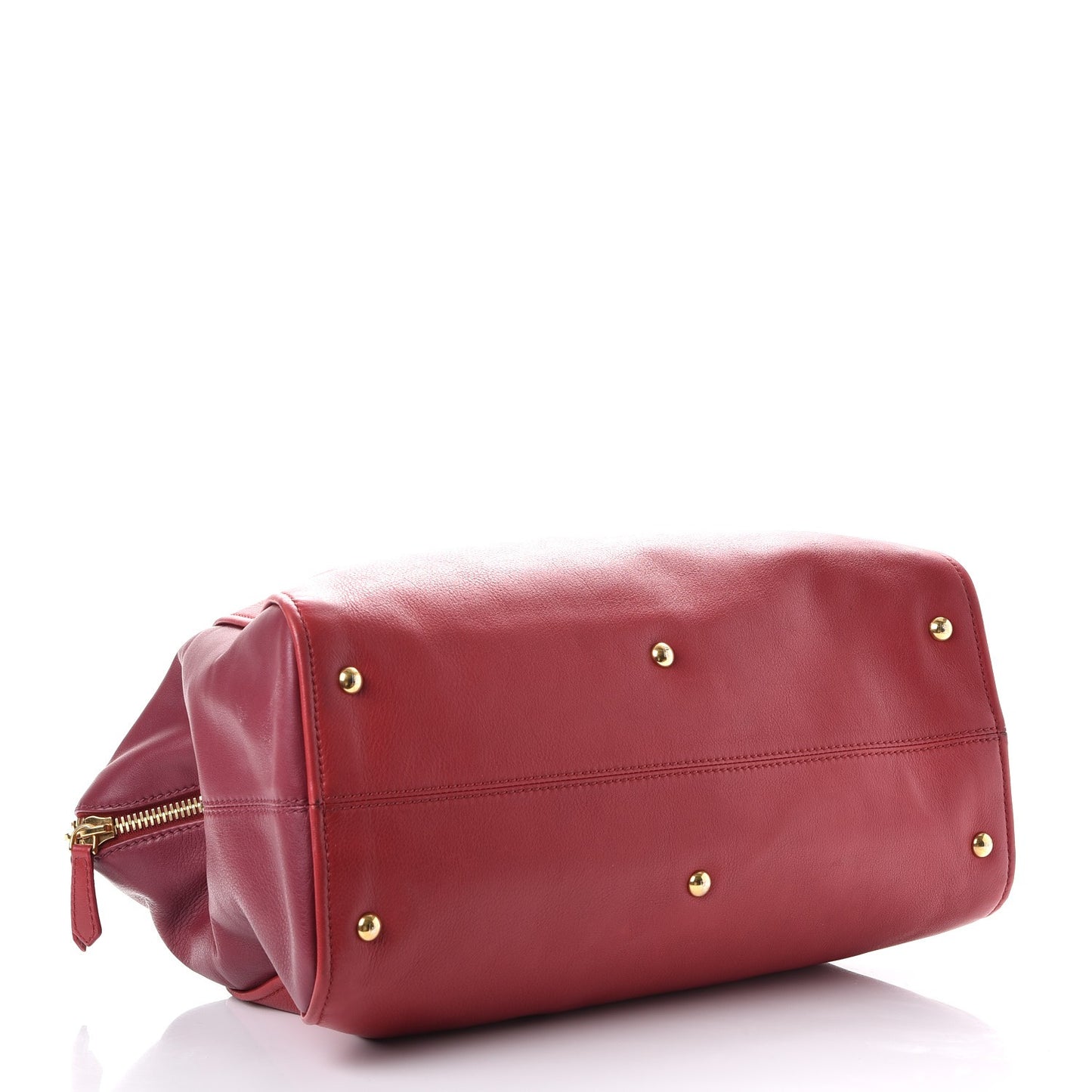 Vitello Capra Alabama Colorblock Large Chameleon Tote Ciliegia Bordeaux Ruby