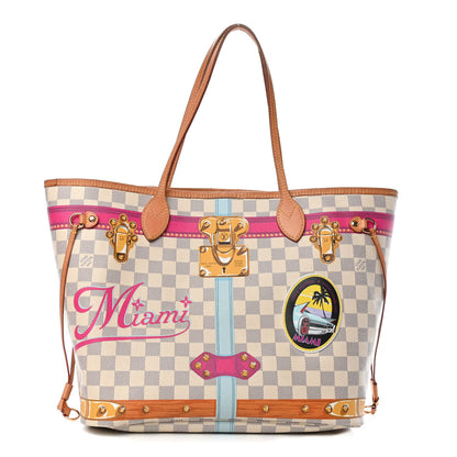 Louis Vuitton Damier Azur Summer Trunks Miami Neo Neverfull MM 1 of 5