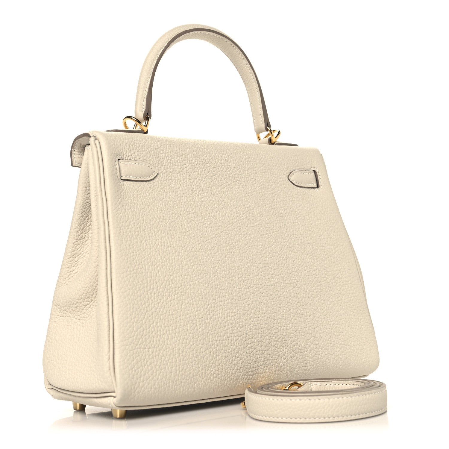 Hermes Togo Kelly Retourne 25 Craie 3 of 13