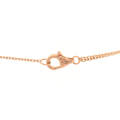 Cartier 18K Pink Yellow White Gold Trinity Double Chain Pendant Necklace 4 of 4