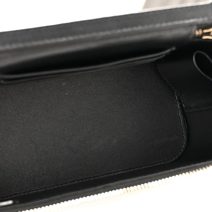Chanel Lambskin Quilted Metal Small Top Handle Vanity Case With Chain Black 5 of 12