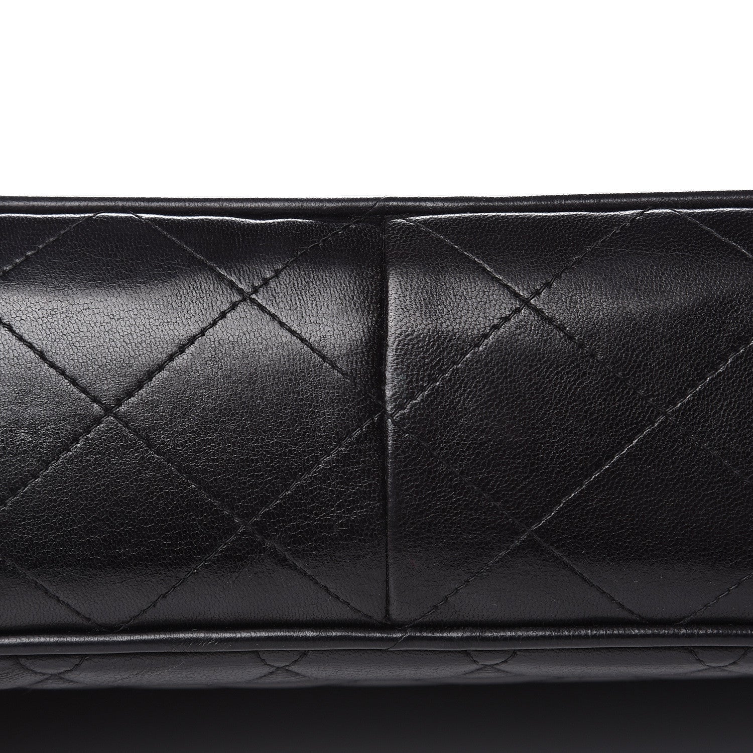 Chanel Lambskin Quilted Jumbo Single Flap Black 11 of 21