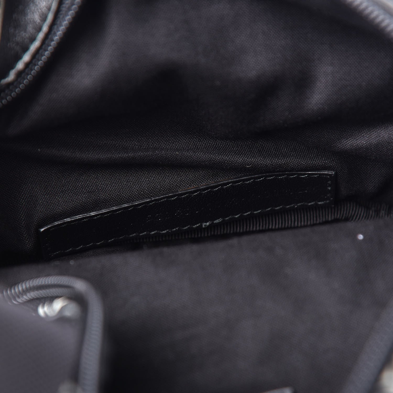 Balenciaga Smooth Calfskin Losange Monogram Explorer Belt Bag Black Grey 6 of 9