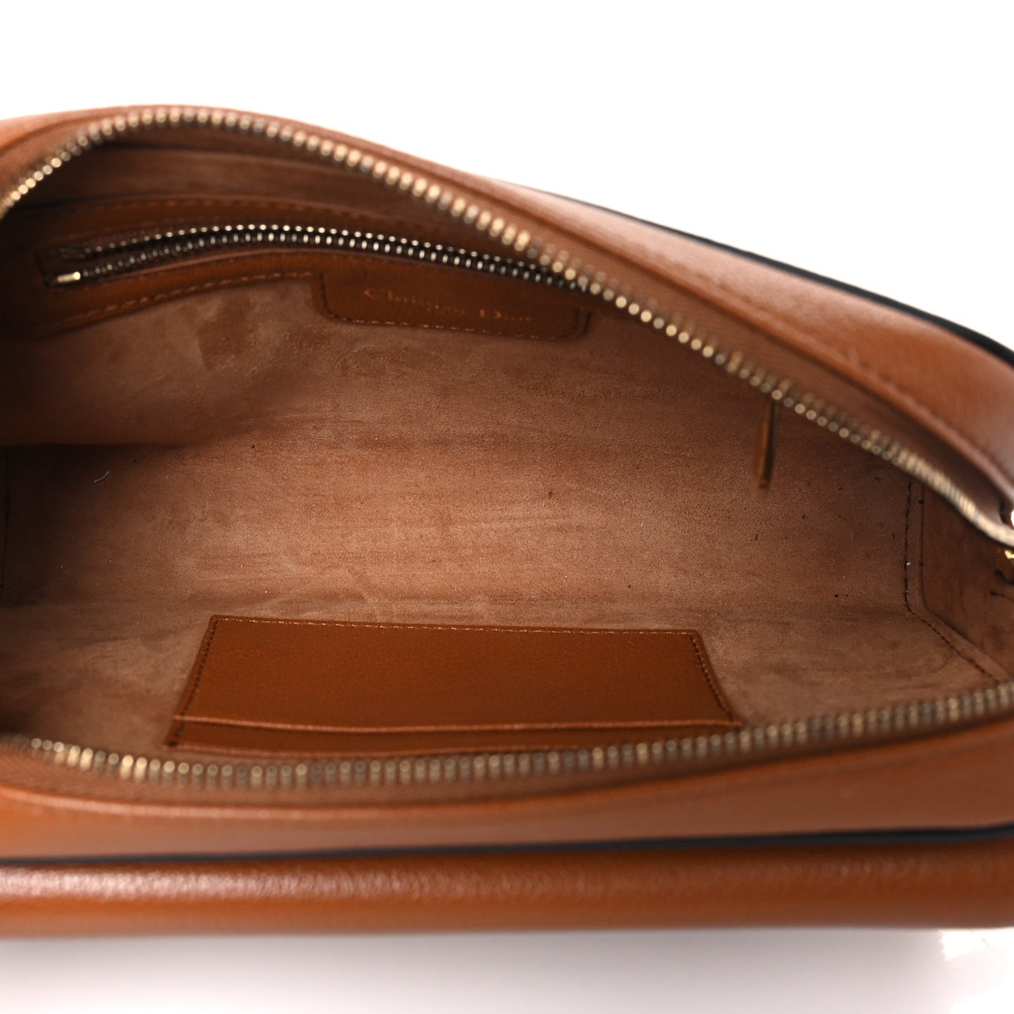 Goatskin Double Saddle Pouch Tan