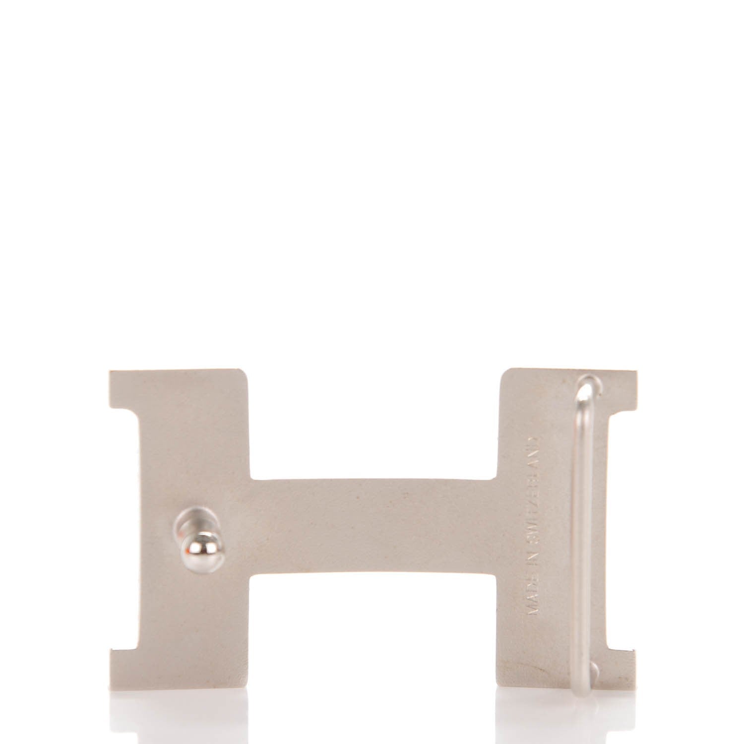 Hermes Box Togo 24mm Constance H Belt 90 Black Etoupe 6 of 7