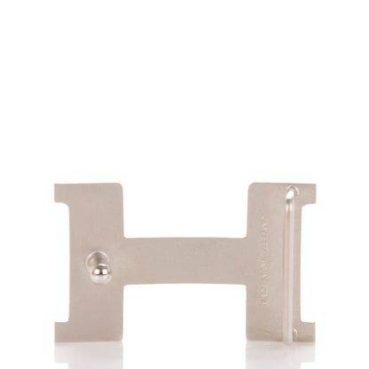 Hermes Box Togo 24mm Constance H Belt 90 Black Etoupe 6 of 7