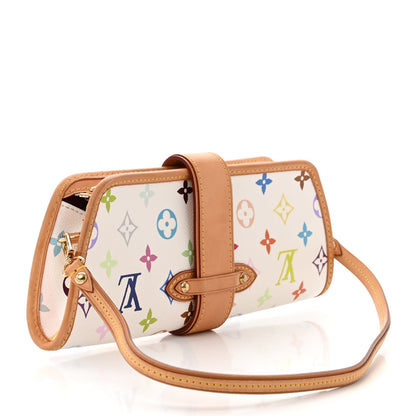 Louis Vuitton LOUIS VUITTON Monogram Multicolor Shirley White 3 of 9