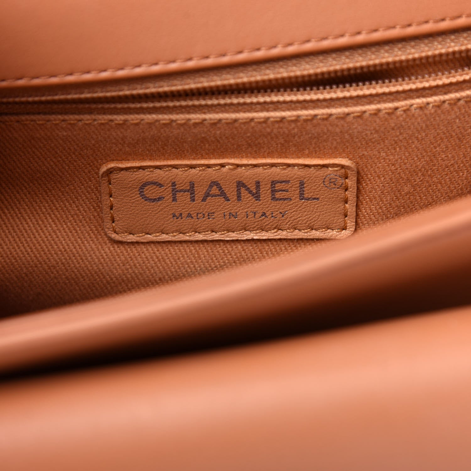 Chanel Calfskin Coco Eyelets Small Flap Bag Camel 6 of 10