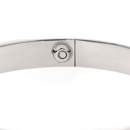 Cartier 18K White Gold LOVE Bracelet 17 6 of 7