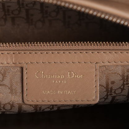 Christian Dior Lambskin Cannage Large Lady Dior Beige 6 of 9