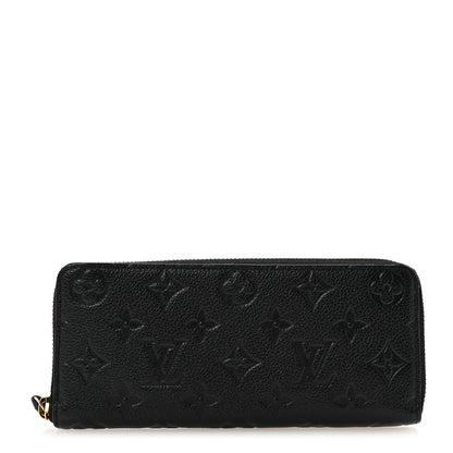 Louis Vuitton Empreinte Clemence Wallet Black 1 of 7