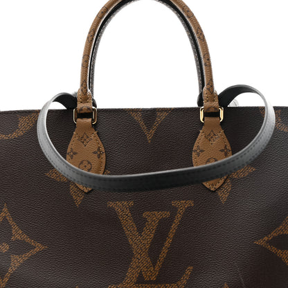 Louis Vuitton Reverse Monogram Giant Onthego MM 7 of 9