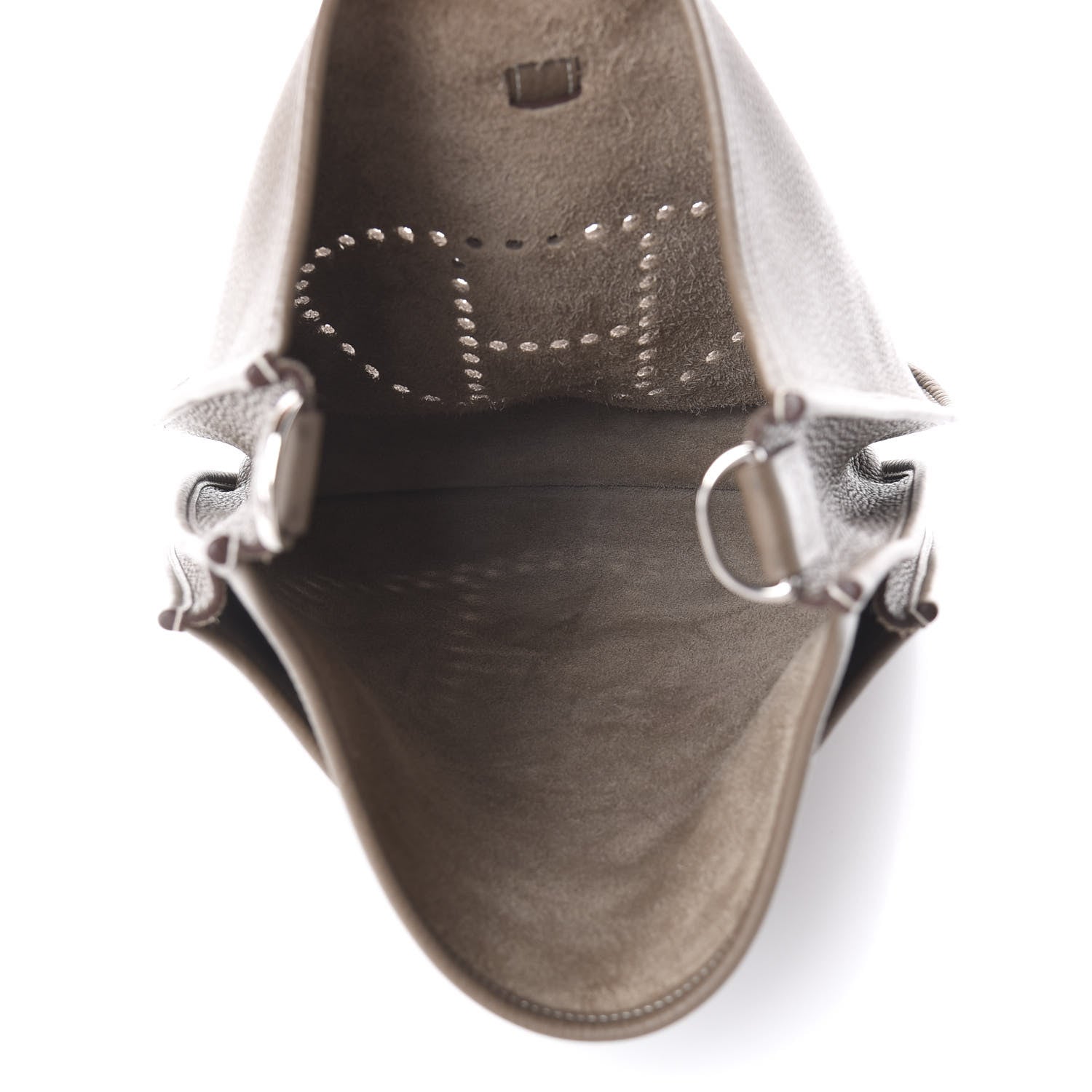 Hermes Taurillon Clemence Evelyne III GM Etoupe 4 of 9