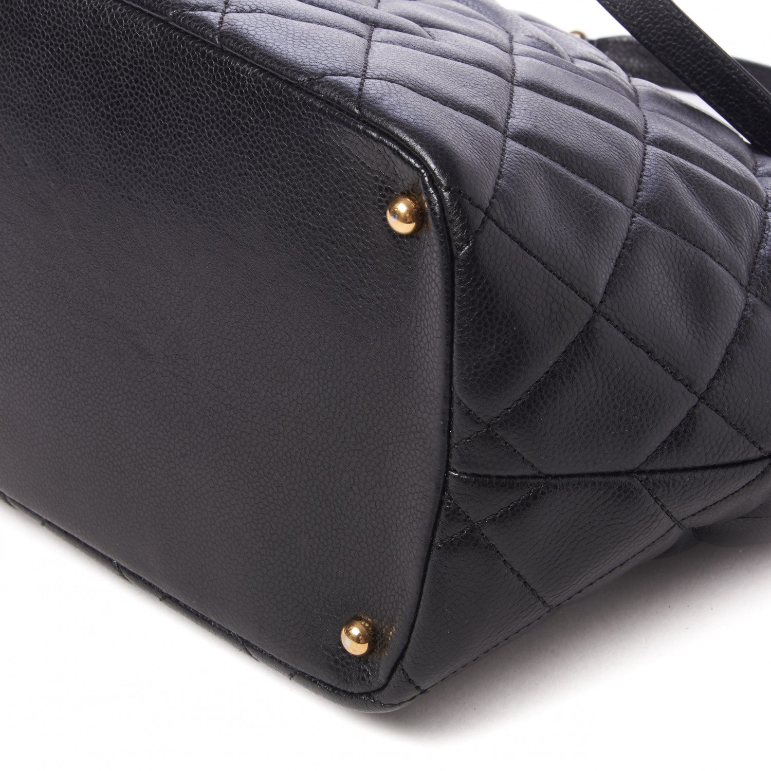 Chanel Caviar Quilted CC Timeless Soft Tote Black 5 of 9