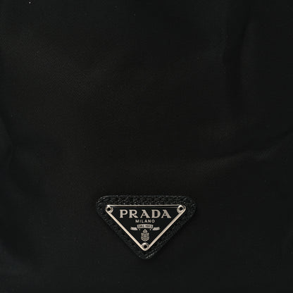 Prada Nylon Vela Drawstring Wristlet Pouch Black 8 of 8