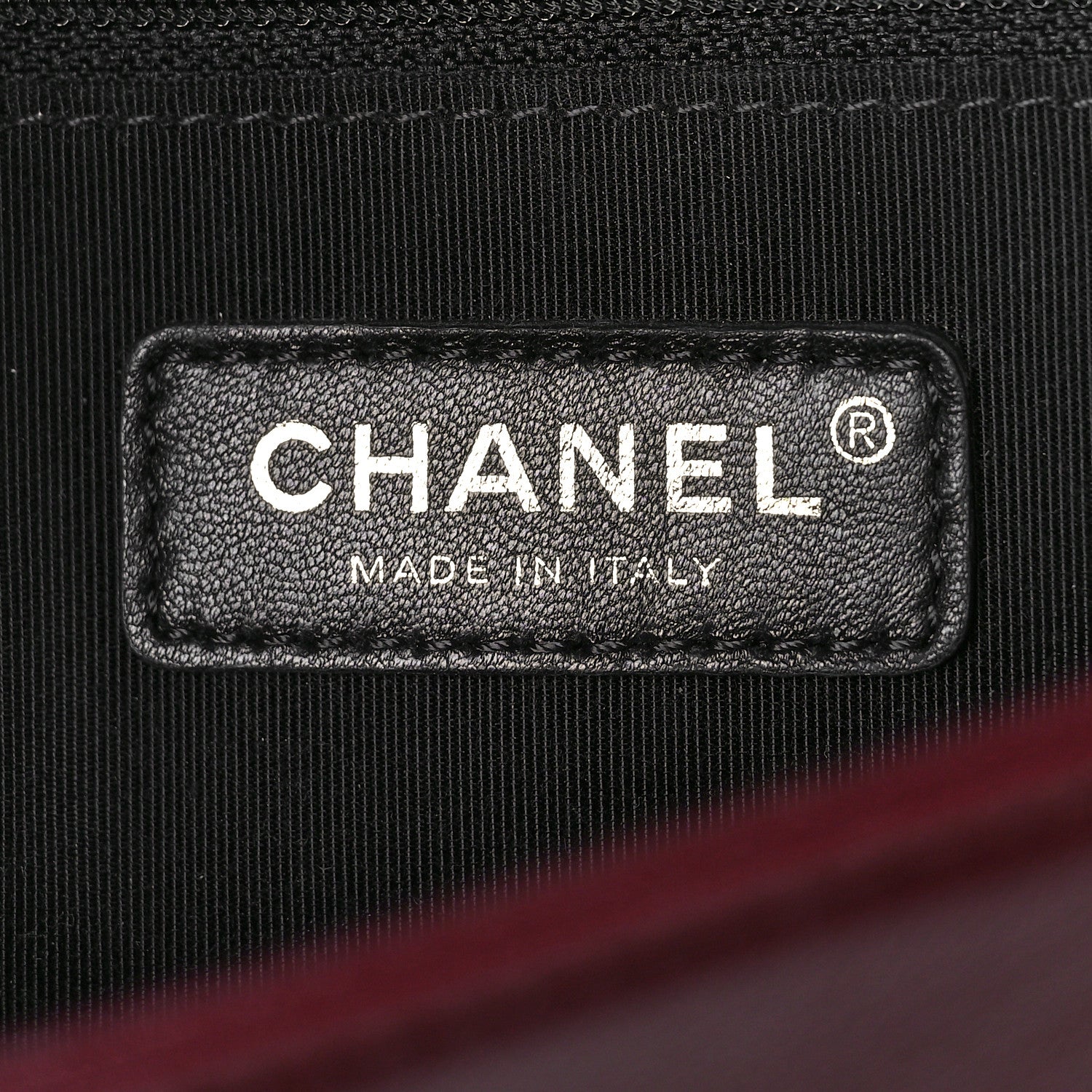 Chanel Sheepskin Quilted Vintage Mademoiselle Flap Dark Red 6 of 10