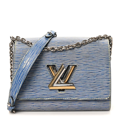 Louis Vuitton Epi Twist Shoulder Bag MM Denim Light 1 of 10