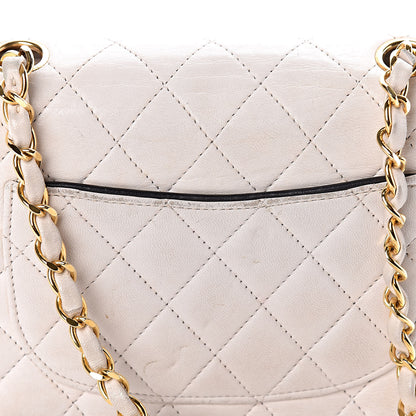 Chanel Lambskin Quilted Mini Square Flap White 11 of 11