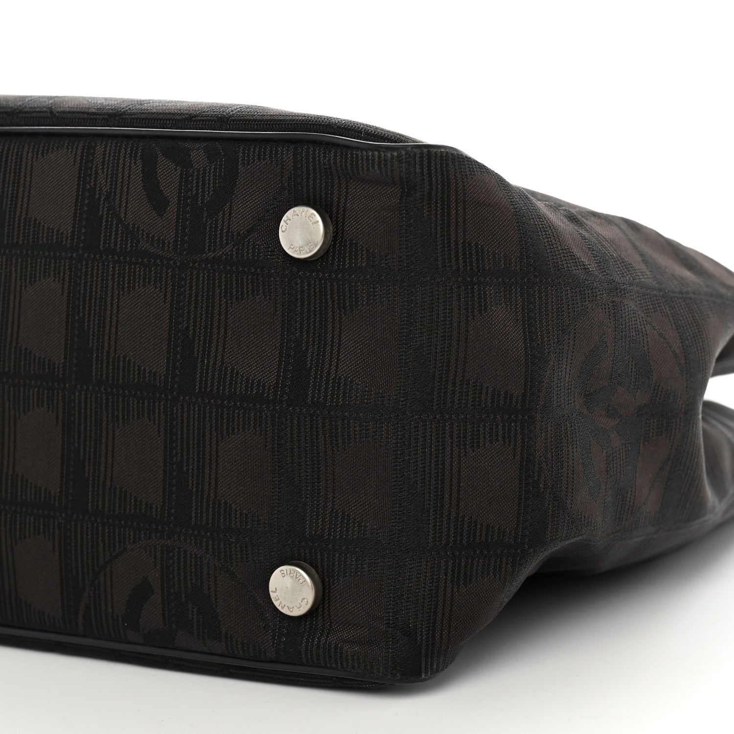 Chanel Nylon Small Travel Tote Brown 9 of 9