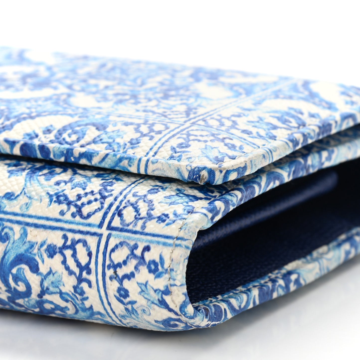 Dauphine Majolica Printed Sicily Chain Wallet Multicolor