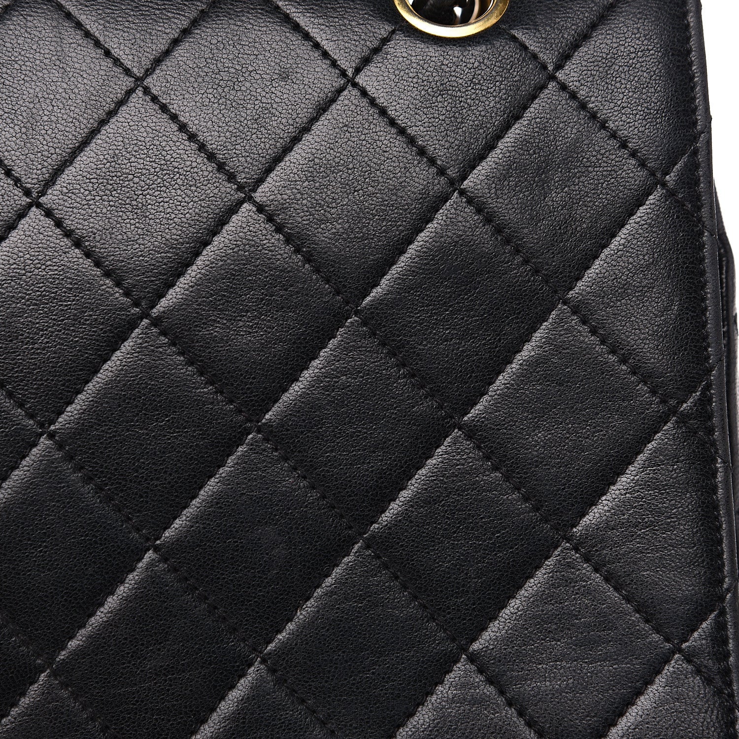 Chanel Lambskin Quilted Medium Single Flap Black 10 of 15