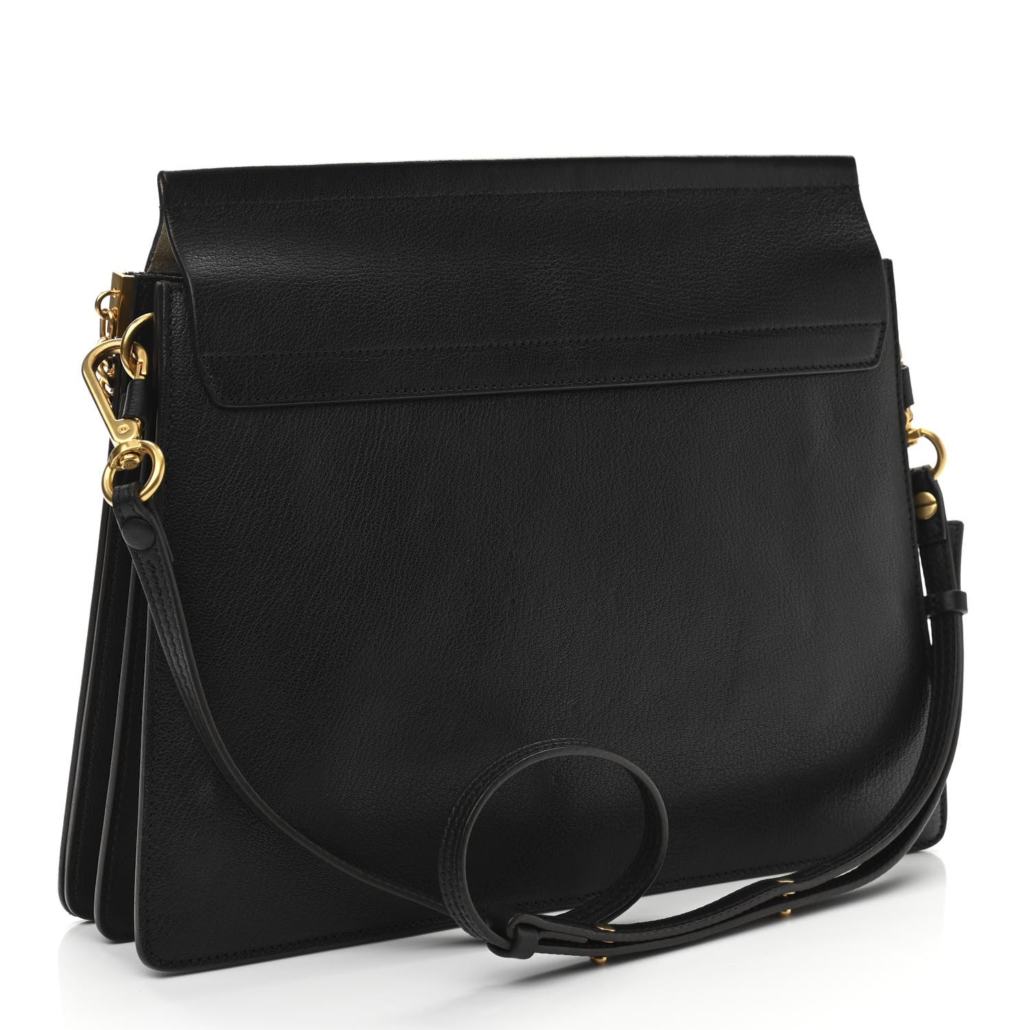 Chloe Calfskin Medium Faye Shoulder Bag Black 3 of 13