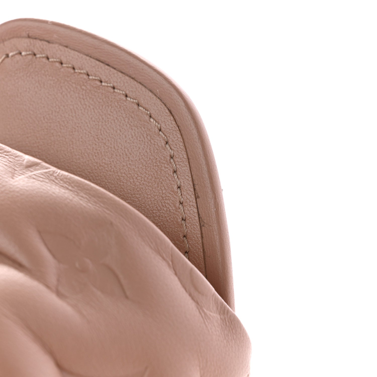 Louis Vuitton Lambskin Embossed Monogram Revival Mules 41 Beige 10 of 11