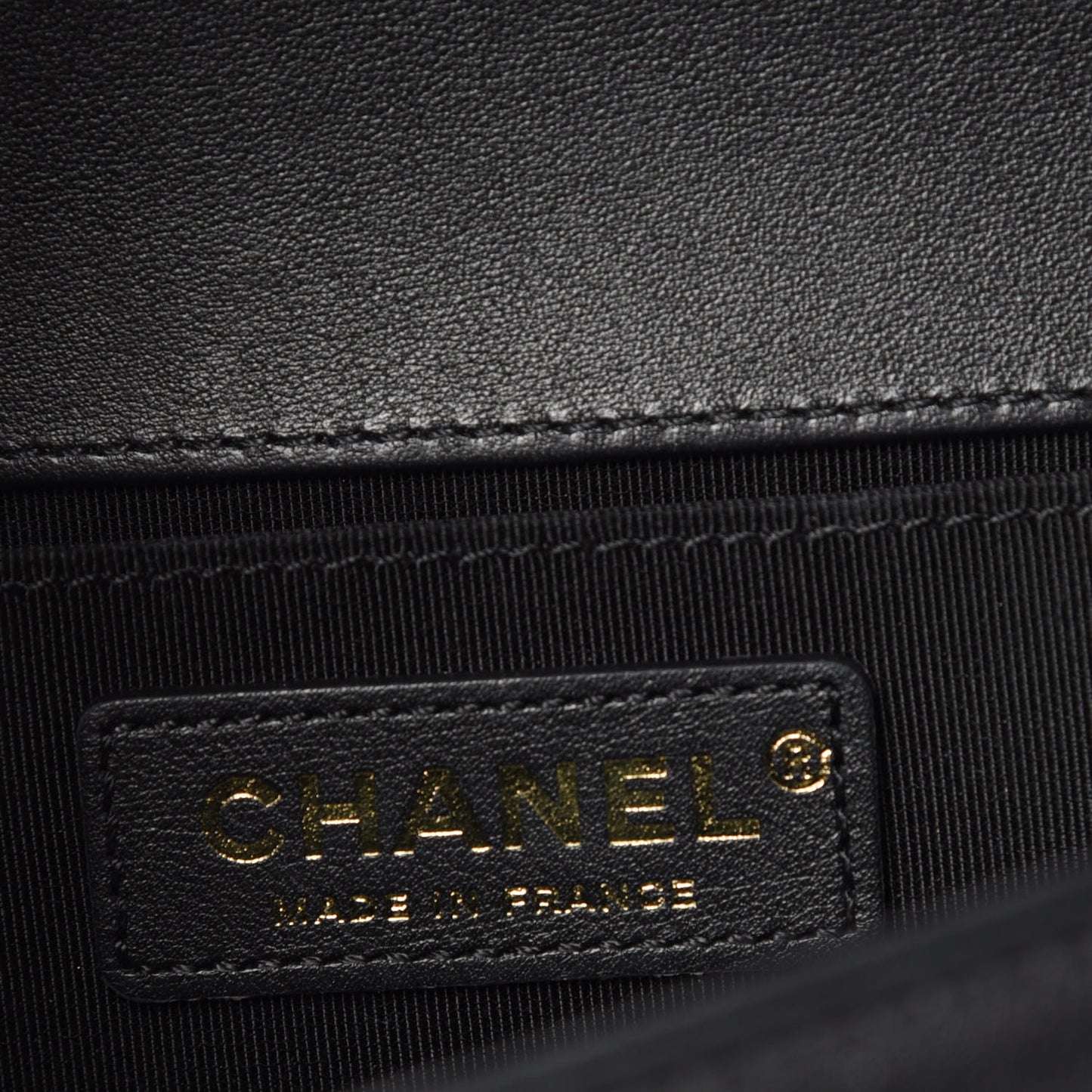Lambskin Quilted Medium Boy Flap Black