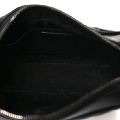 Saint Laurent Calfskin Matelasse Monogram Lou Camera Bag Black 4 of 7