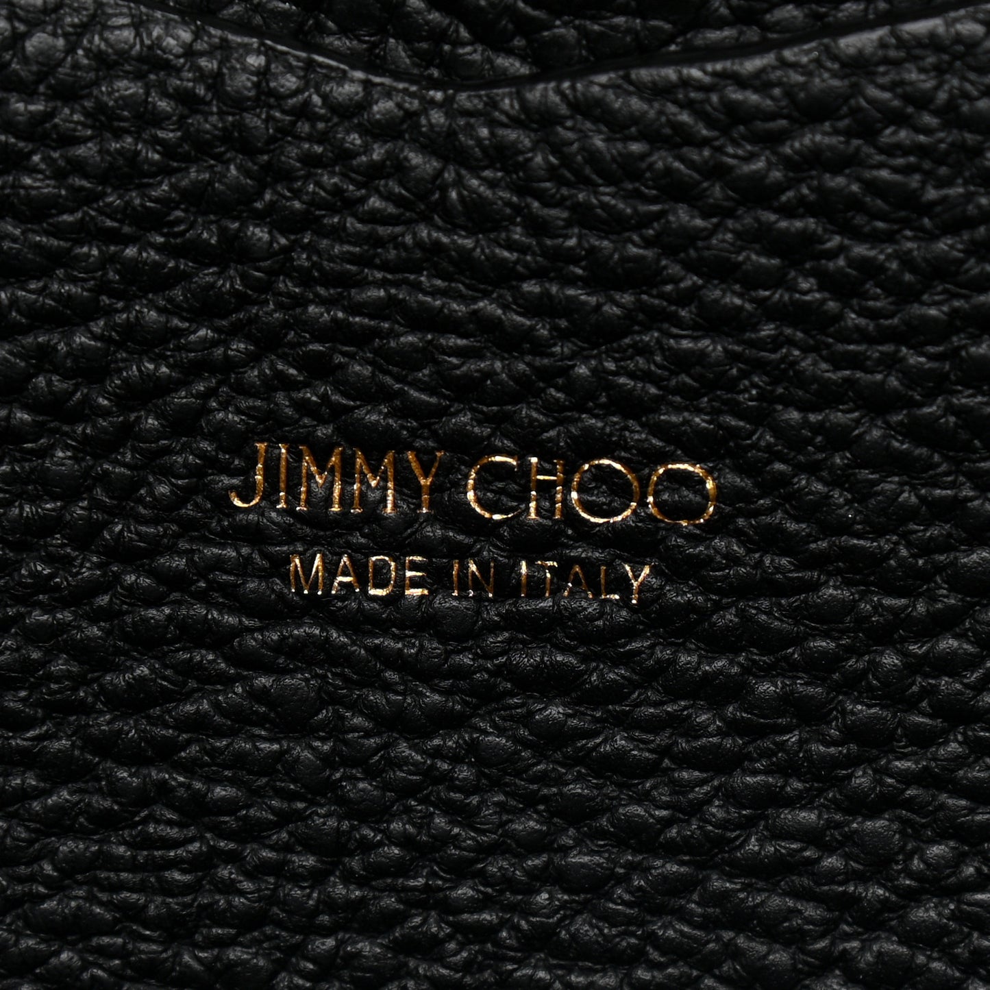 Grained Calfskin Tote Black