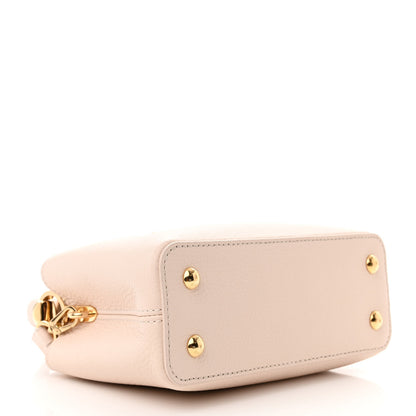 Louis Vuitton Taurillon Embellished Flower Handle Capucines Mini Quartz 4 of 9