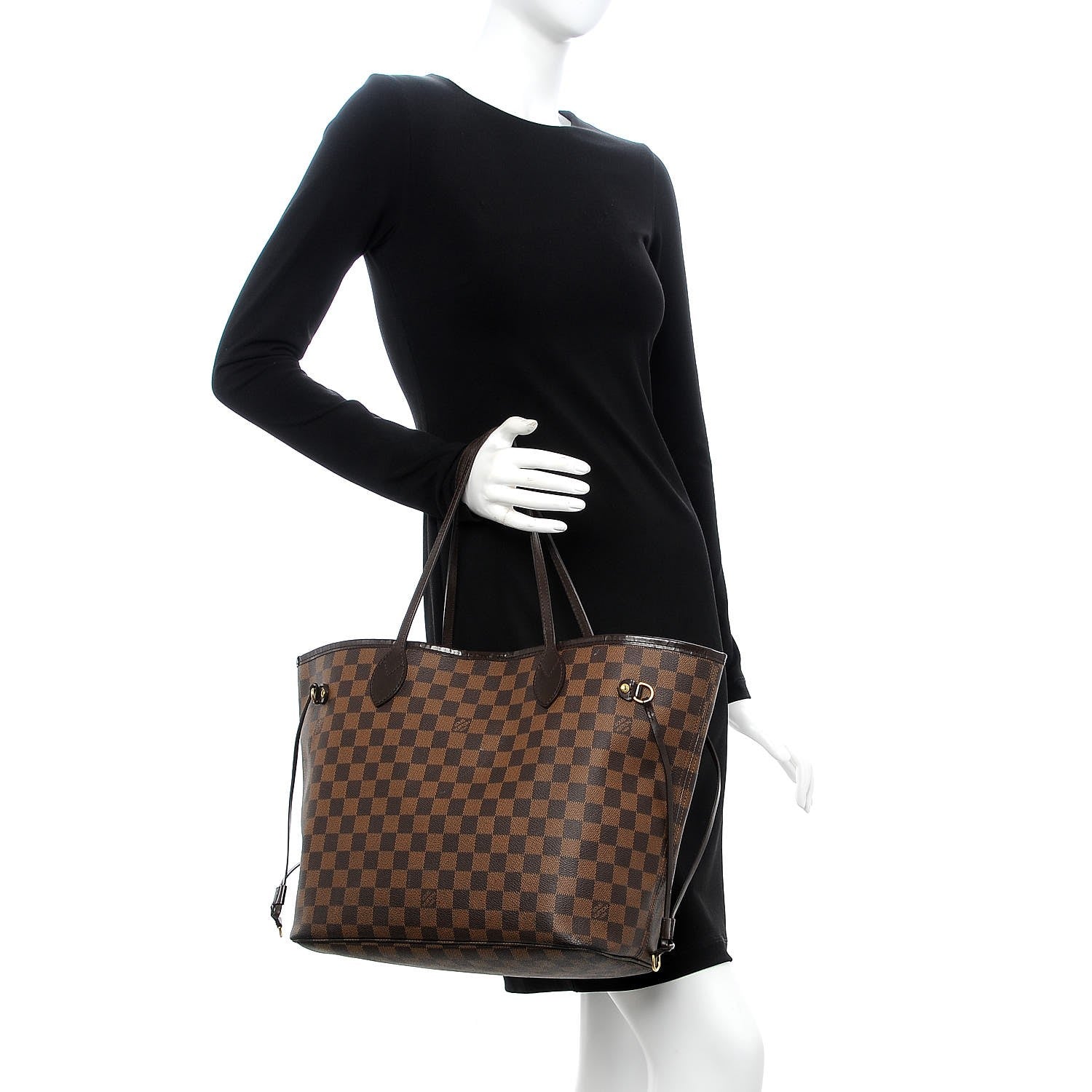 Louis Vuitton Damier Ebene Neverfull MM 2 of 29