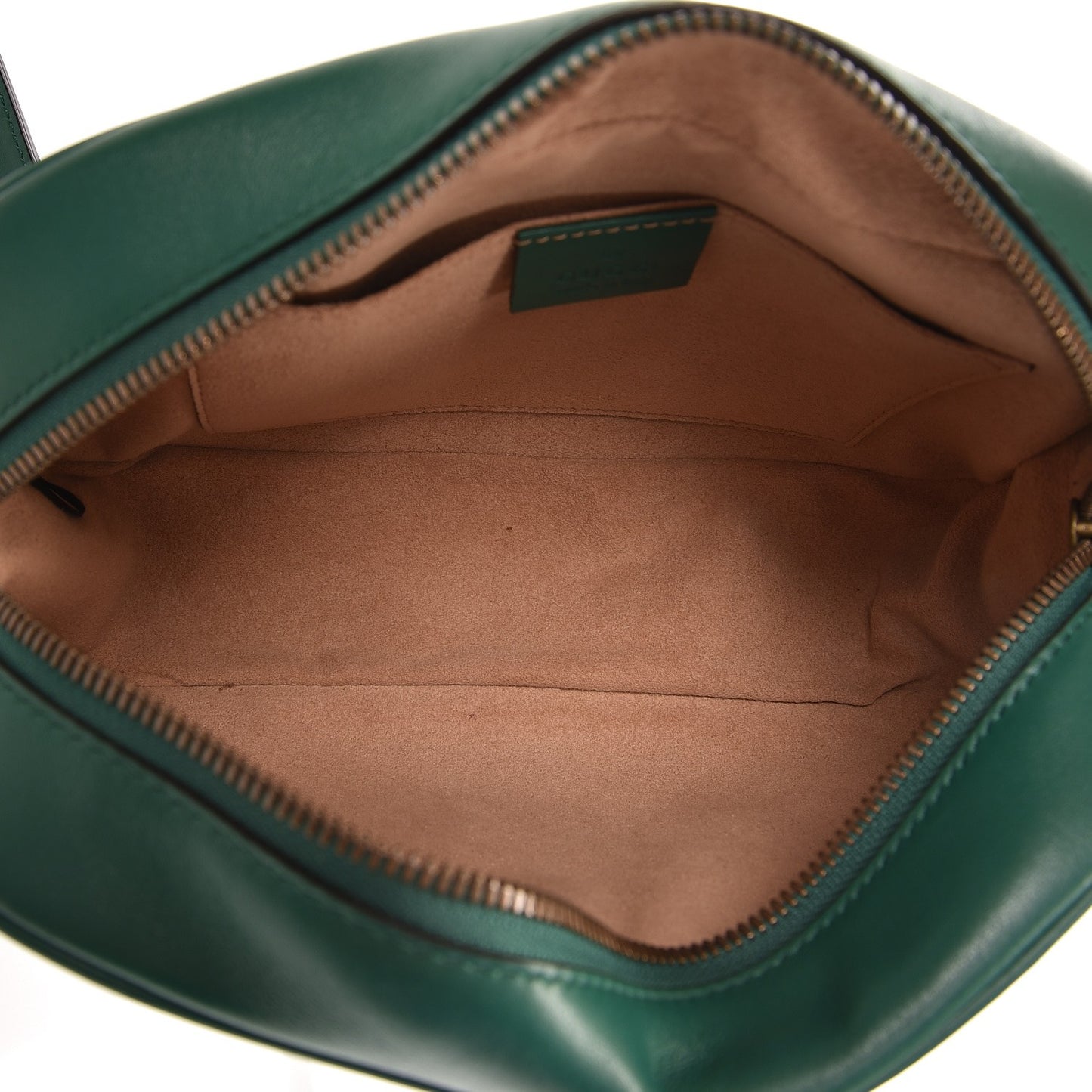 Calfskin Matelasse Small GG Marmont Chain Shoulder Bag Emerald Green