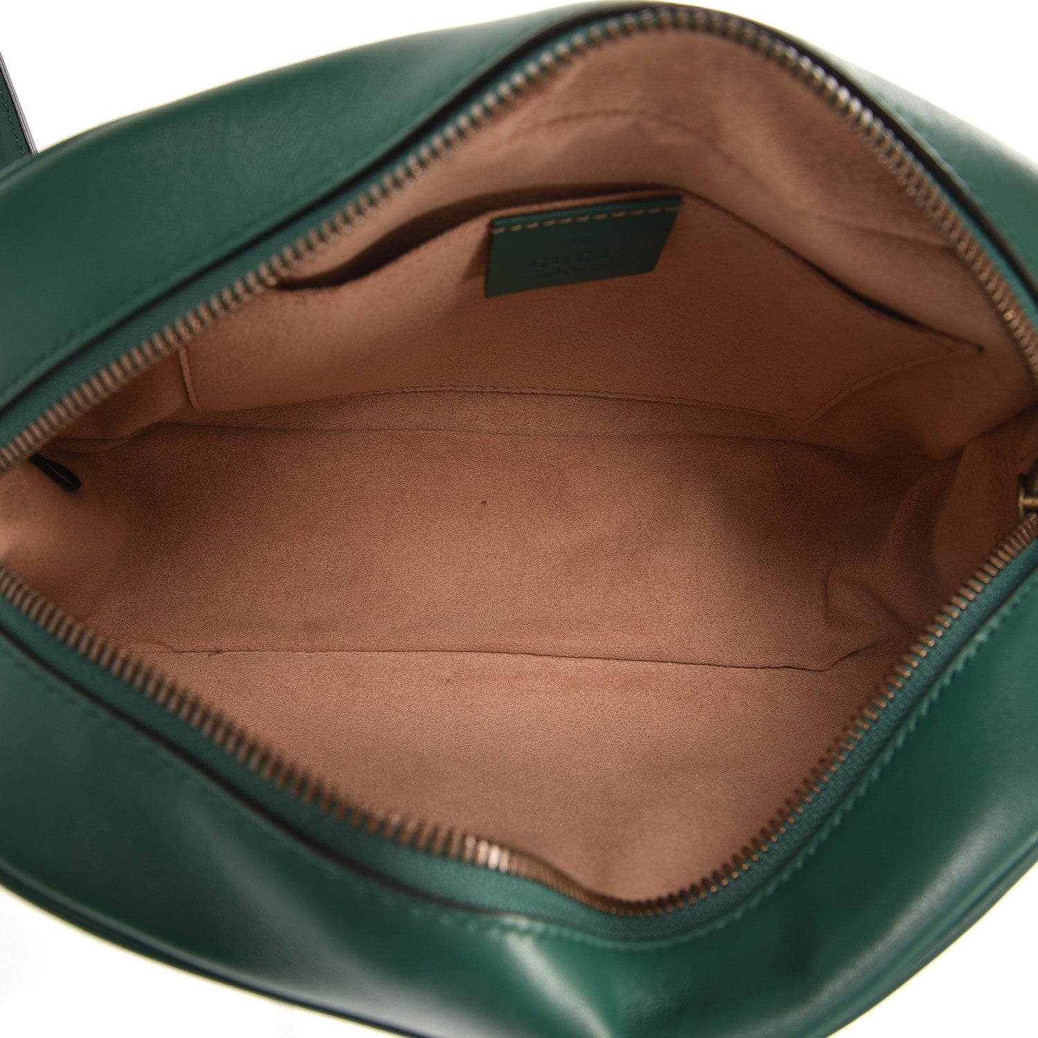 Gucci Calfskin Matelasse Small GG Marmont Chain Shoulder Bag Emerald Green 5 of 7